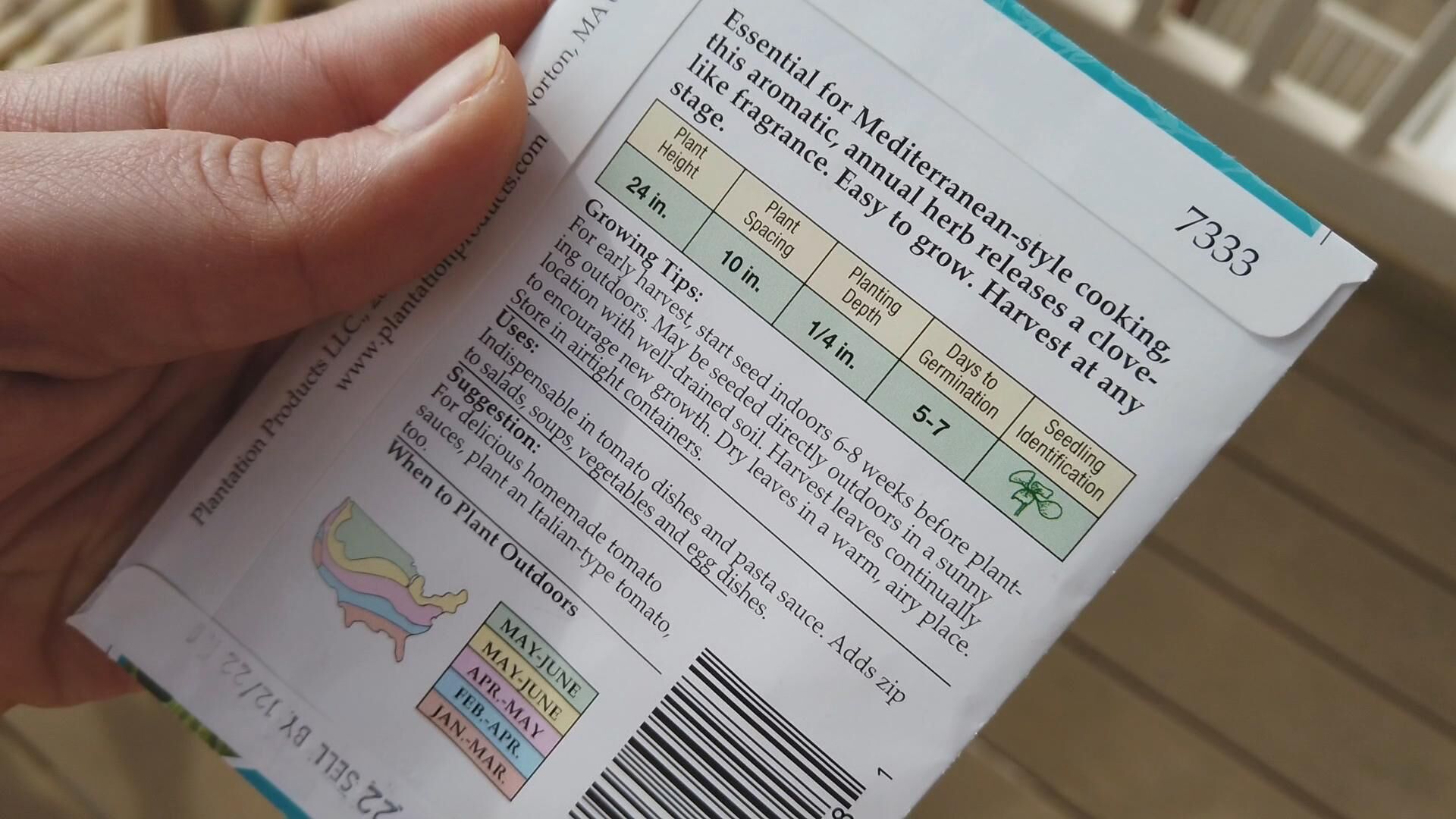 seed packet